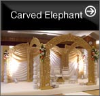 Carved Elephant Mandap