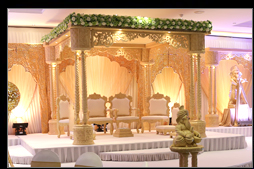 Gold Mandap